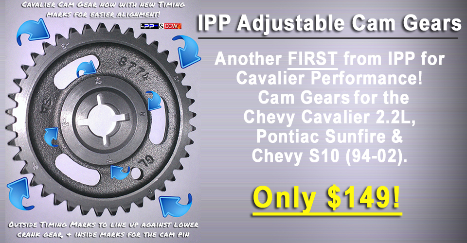 Cavalier Adjustable Cam Gears