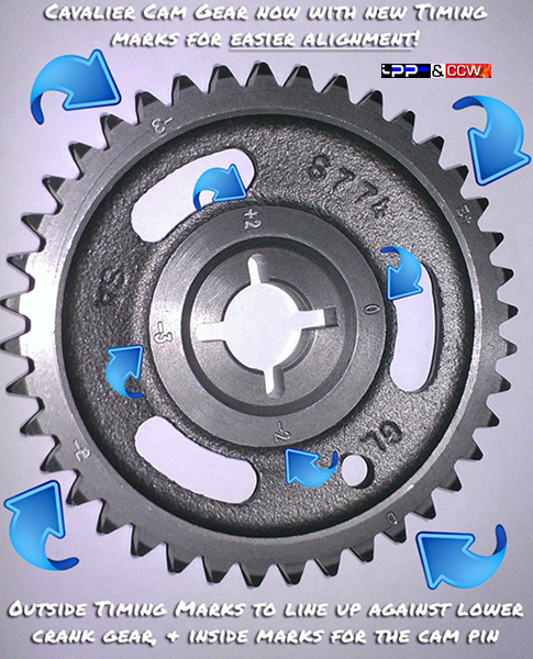 Adjustable Cam Gears for Chevy Cavalier